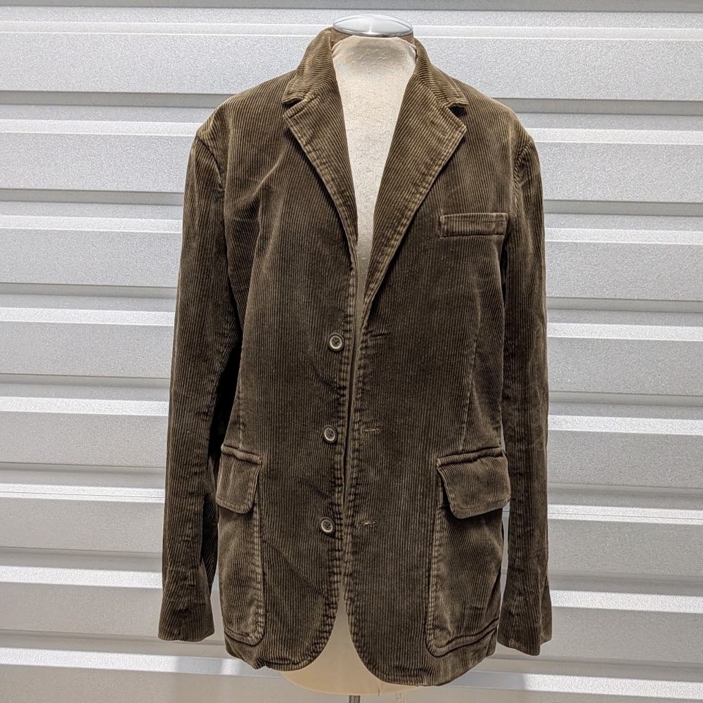 Ralph Lauren Double RL Brown Corduroy Sport Coat